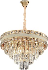 Lampada Cristal G048-CP 50CM GOLD