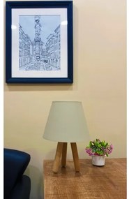 Lampada da tavolo WOOD 1xE27/60W/230V beige