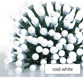 Catena luminosa LED per Natale 200 LED/8 funzioni, 20 m, IP44, bianco freddo