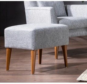 Pouf NIMO 46x50 cm grigio