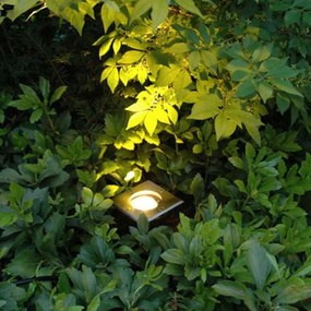 Faretto da incasso per terra in acciaio 10,5 cm IP65 - Basic Square