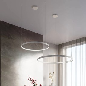 SOLLUX LIGHTING Lampada LED a sospensione Rio 78, orizzontale, 3.000 K, bianco