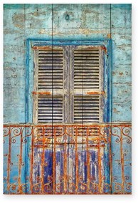 Insegna in legno 40x60 cm Balcony - Really Nice Things