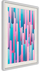 Poster  Abstract Skyscrapers  Cornice Quadri Cornice nera con pass-partout, Larghezza x Altezza Home decor 30x45