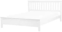 Letto in legno di pino bianco matrimoniale 140 x 200 cm 6 stile scandinavo