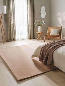 benuta Nest Tappeto di lana Bent Rosa 160x230 cm - Tappeto fibra naturale