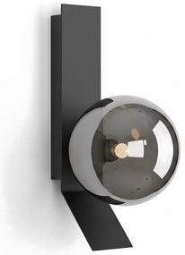 APPLIQUE DA PARETE APP1757-1W CROMO NERO