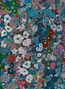 House of Hackney Carta da parati Hollyhocks - Winter