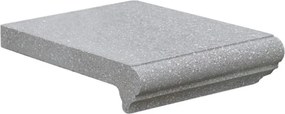 Gradino In Cemento 36x25 Cm Idrofugato Levigato Grigio Perlaceo Imer