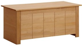 Cassapanca in legno di pino di colore naturale 100x45 cm Bertram - Støraa