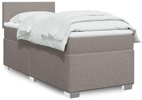 Giroletto A Molle Con Materasso Tortora 100x200 Cm İn Tessuto /