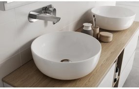 Cersanit K116-047-ECO - Lavabo da appoggio MODUO Ø 35 cm ceramica/bianco lucido