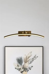 Searchlight 79822-50SB - Lampada per quadri a LED SANTORINI LED/11,03W/230V ottone