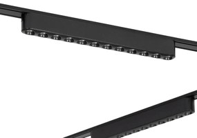 Lindby 48 V Sistema di binari Lumaro, 10 strisce LED, nero, CCT