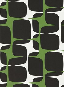 Scion Carta da parati Going Lohko - Juniper/ Liquorice