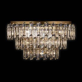 Arcadia flush lampadario a soffitto 3 ripiani 6/9/12 luci, oro, 27 ...