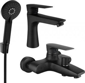 Mexen Axel R40 set da bagno, nero - 73803R40-70