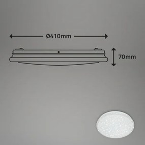 Brilo - Plafoniera dimmerabile RGBW STARRY SKY LED/24W/230V + +TC