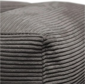 Puof a sacco blu con rivestimento in velluto a coste MooG – SLOWDOWN