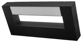 Applique a LED da esterno 2xLED/4W/230V IP54 30 cm nero