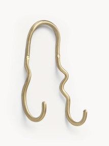 Gancio da parete fatto a mano in ottone Curvature