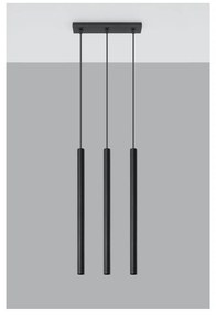 Lampada a sospensione nera, lunghezza 30 cm Fideus - Nice Lamps
