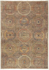 Mamluk Tappeto 180x130 Beige (Pakistan) Annodato A Mano