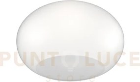 Casper plafoniera 55 cm 3 luci attacco e27 montatura bianca vetro b...