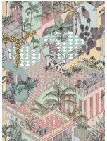 Cole & Son Carta da parati Miami Icons - Pastel