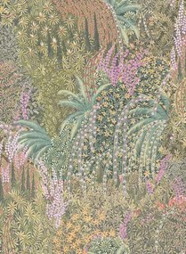Cole & Son Carta da parati Cascade - Soft Olive & Sage