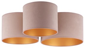 Duolla - Plafoniera ROLLER TRIO 3xE27/60W/230V marrone