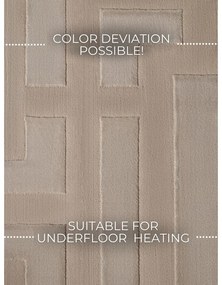 Tappeto beige 160x235 cm Perles Onyx – Elle Decoration