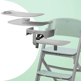 KINDERKRAFT SELECT - Sedia da pranzo per bambini 3in1 LIVY Premium Olive verde
