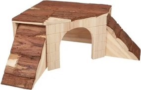 Casa in Miniatura Kerbl Roditori 37 x 37 x 16 cm Marrone Legno