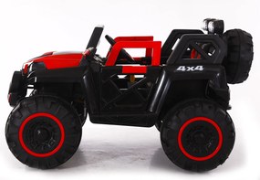 Macchina Elettrica per Bambini 12V Kidfun Fuoristrada 4x4 Rossa...