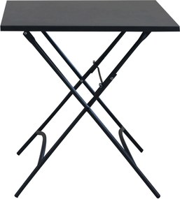 ROMANUS - set tavolo in metallo cm 70 x 70 x 72 h con 2 poltrone Romanus