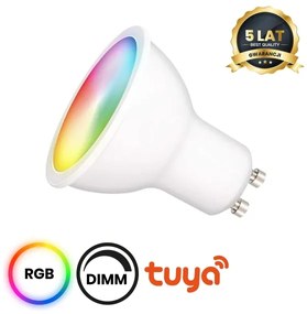 Lampadina LED RGB Dimmerabile GU10/5W/230V 2700-6500K Wi-Fi Tuya