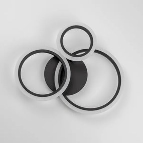 Brilagi - Lampadario a plafone LED dimmerabile ORBITS LED/40W/230V 3000-6500K nero + +TC