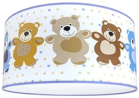 Plafoniera per bambini ORSO 2xE27/60W/230V bianco