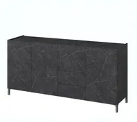 Credenza marmo nero 174x84x40 cm Durham OresteLuchetta