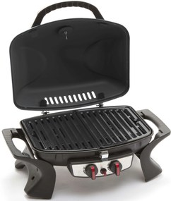 Barbecue a Gas GPL Portatile 2 Fuochi Taddei Easy Nero...
