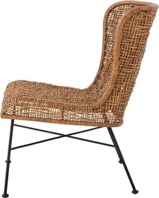 Poltrona con intreccio in colore naturale Somme - Bloomingville