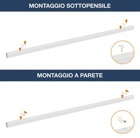 Tubo LED Integrato T5 18W, 120cm, CCT Bianco Variabile, Angolo 160° Selezionare la lunghezza 120 cm