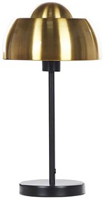 Lampada da tavolo metallo nero e oro 44 cm SENETTE Beliani