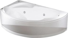 Vasca idromassaggio SAMOA bianco 150 x 85 cm sx 5 bocchette jets orientabili