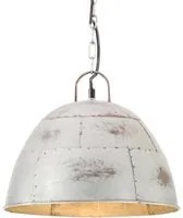 Lampada a Sospensione Vintage 25 W Argento Rotonda 31 cm E27 cod mxl 66251