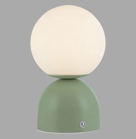 Schöner Wohnen 19218-43 - Lampada da tavolo LED dimmerabile RUDI LED/1,2W/5V verde