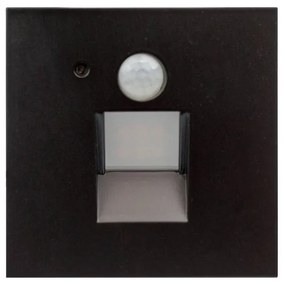 Neru Square LED Applique da Incasso a Parete w/Sensor Black - Arcchio