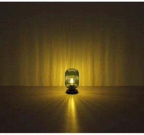 Globo 15469TG - Lampada da tavolo NORMY 1xE27/40W/230V verde