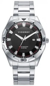 Orologio Uomo Viceroy 401283-97 Nero Argentato (Ø 43 mm)